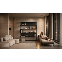 REGAŁ NA KSIĄŻKI METALOWE  RNK-143 B